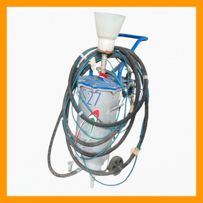 MINI SABBIATRICE VS27 COMPLETA DI MASCHERA UGELLO 10 VETRI VALSPRAY