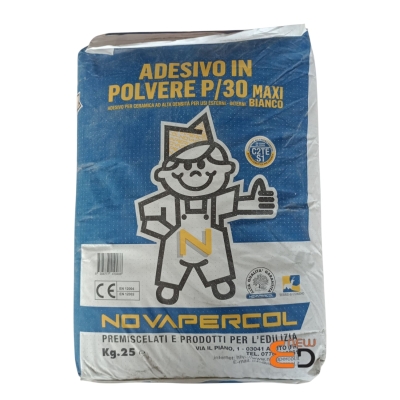 P30 MAXI COLLANTE CT2E S1 BIANCA 25KG NOVAPERCOL