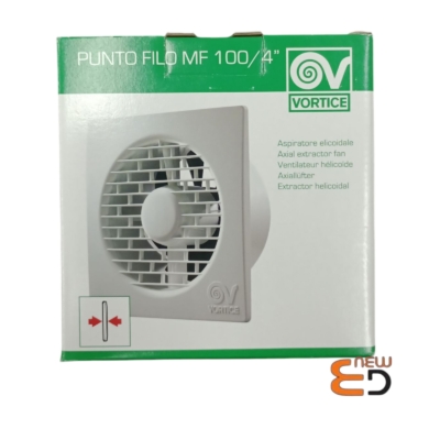 ASPIRATORE ELICOIDALE DA MURO D.100/4 PUNTO FILO 11127 TIMER VORTICE