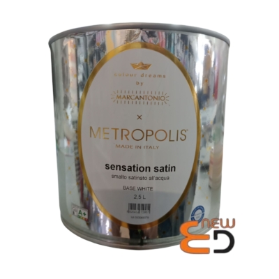 SENSATION SATIN BIANCO 2,5 LT SMALTO SATINATO ALL'ACQUA IVAS