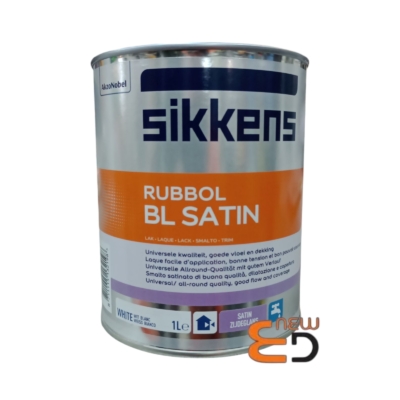 RUBBOL BL SATIN BIANCO   LT 1    SIKKENS
