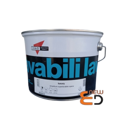 LUXURY BIANCA 2,5 LT IDROPITTURA SUPERLAVABILE OPACA IVAS