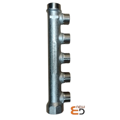 COLLETTORE OTTONE NICHELATO 3/4 5 VIE