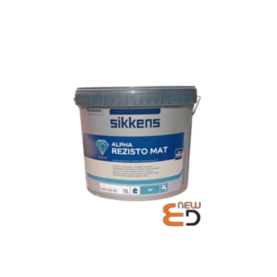 ALPHA REZISTO MATT BIANCO 10LT   SIKKENS