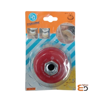 SPAZZOLA A TAZZA ACCIAIO PER FRULLINO 85