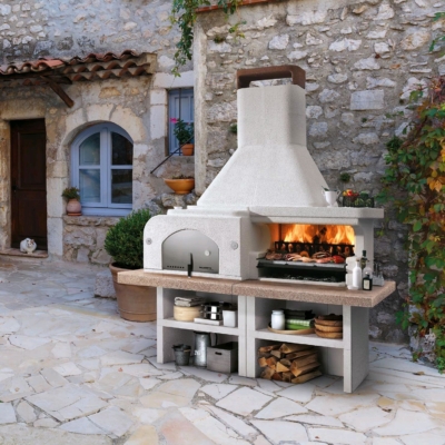 BARBECUE FORNO GARGANO 3  GREZZO PALAZZETTI
