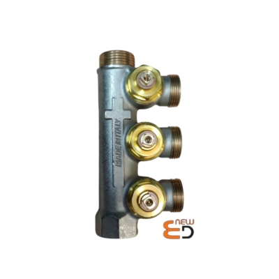 COLLETTORE C/VALVOLE  3/4 3 VIE FIL.24.5 ICMA