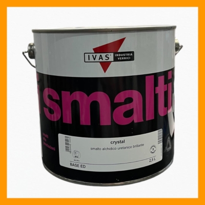 CRYSTAL COLORATO LUCIDO 1 LT SMALTO A SOLVENTE IVAS