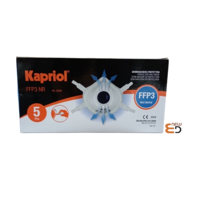 SET 5 PZ. MASCHERINE FFP3 C/VALVOLA