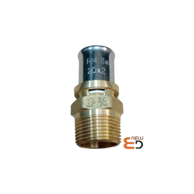 RACC. DRITTO D.20X3/4 MAS. A PRESSARE