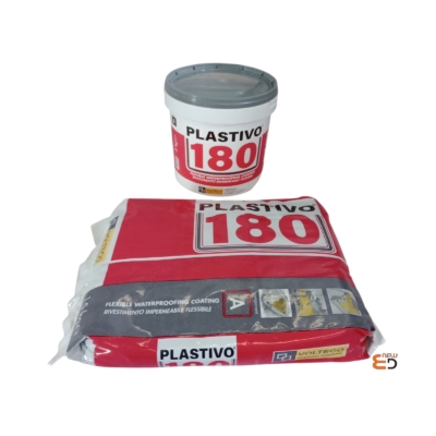PLASTIVO 180 GRIGIO SACCO+TANICA 20KG VOLTECO