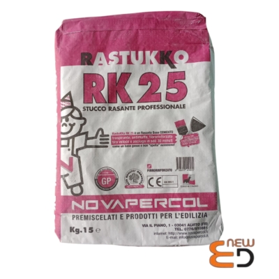 RK25 RASANTE CEMENTIZIO 15KG- PROMO-  NOVAPERCOL