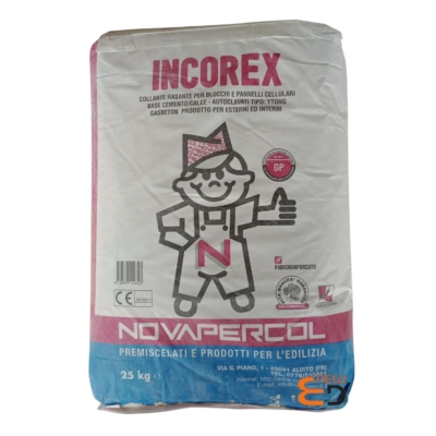 INCOREX COLLA/RASANTE SIPOREX NOVAPERCOL