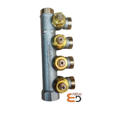 COLLETTORE C/VALVOLE  3/4 4 VIE FIL.24.5 ICMA
