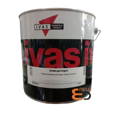 FONDO PER LEGNO RIEMPITIVO BIANCO 2,5 LT A SOLVENTE IVAS