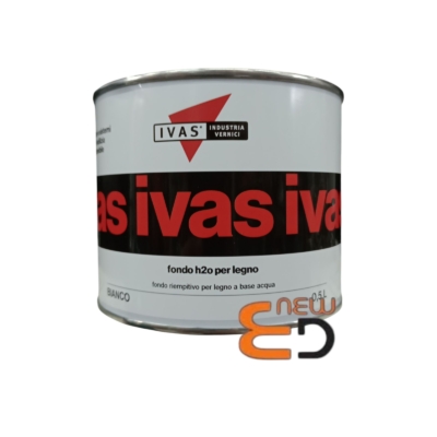 FONDO H2O PER LEGNO BIANCO 0,5 LT A BASA ACQUA IVAS