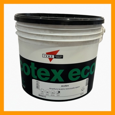 ECOTEX BIANCO 14 LT IVAS - PITTURE LAVABILE ALTA QUALITA'