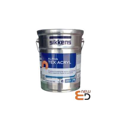ALPHA TEX ACRYL BIANCO    LT 5   SIKKENS
