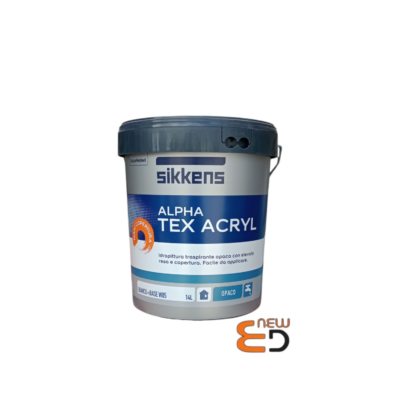 ALPHA TEX ACRYL BIANCO LT 14   SIKKENS