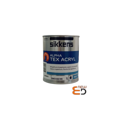 ALPHA TEX ACRYL BIANCO    LT 1   SIKKENS