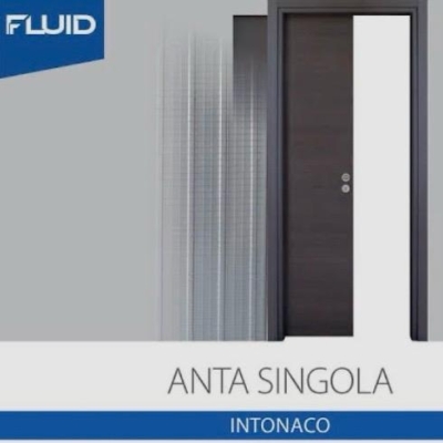 CONTROTELAIO A SCOMPARSA FLUID 700X2100X10,5 ANTA UNICA INTONACO