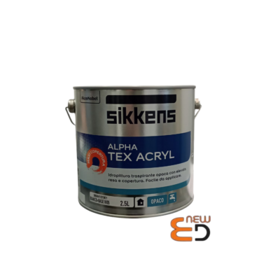 ALPHA TEX ACRYL BIANCO    LT 2.5 SIKKENS