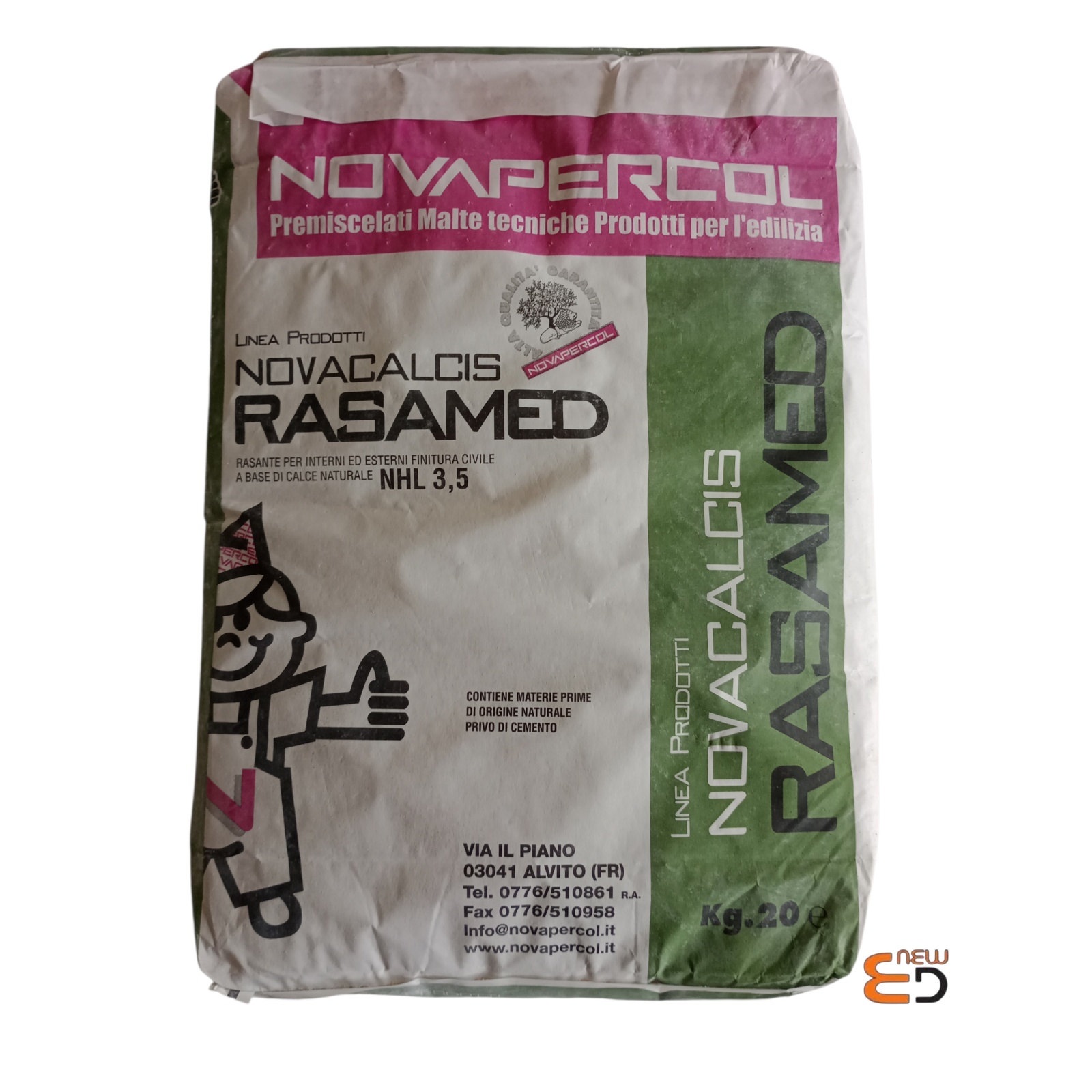 NOVACALCIS RASAMED NHL 20 KG NOVAPERCOL