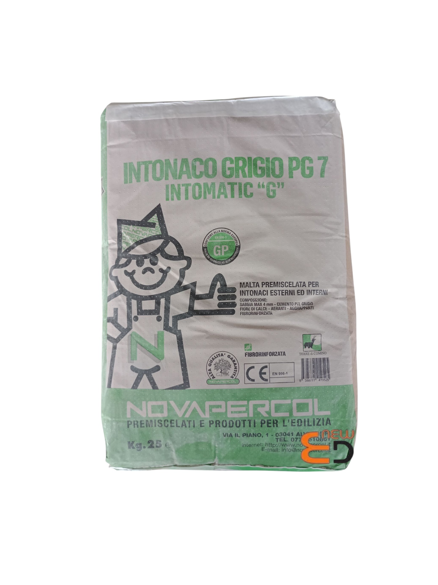 PG7 INTONACO PRONTO KG.25 -PROMO- (63)NOVAPERCOL