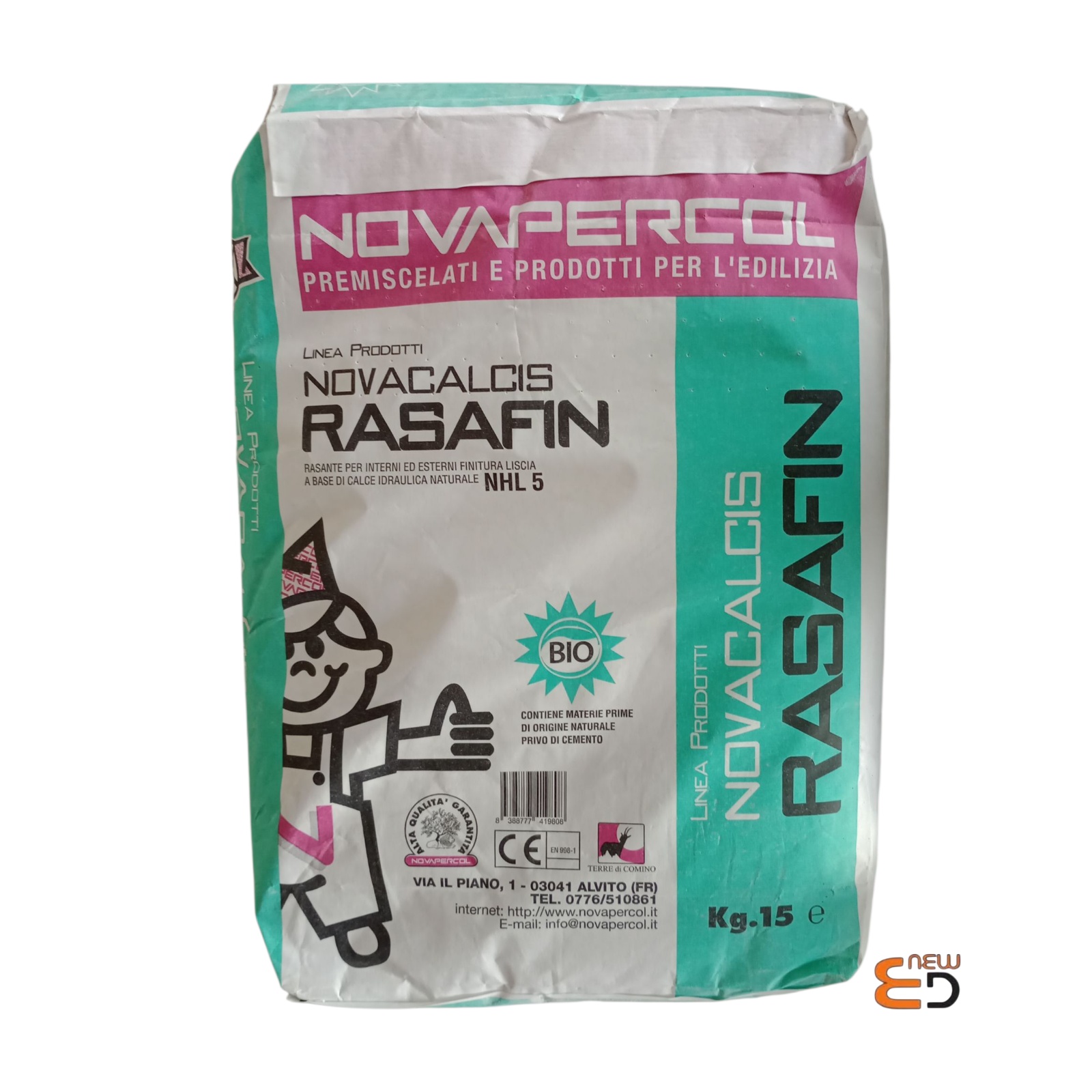 NOVACALCIS RASAFIN 15 KG NOVAPERCOL